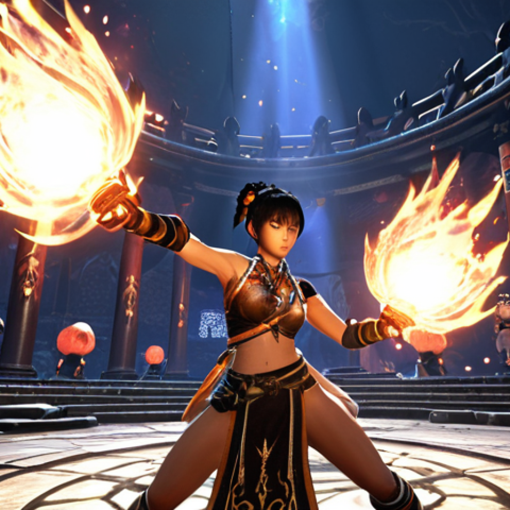 **Prompt:** A Blade & Soul character intensely focused in a dynamic PvP arena battle, surrounded by glowing skill effects and subtle representations of earned honor points, conveying the adrenaline and effort of competitive play.